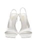 Lulus White Sandals Size 6 - photo 2