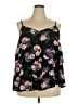 Torrid 100% Polyester Black Sleeveless Blouse Size 2X Plus (2) - photo 1