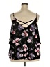 Torrid 100% Polyester Black Sleeveless Blouse Size 2X Plus (2) - photo 2