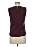Unbranded 100% Polyurethane Burgundy Sleeveless Blouse Size M - photo 2