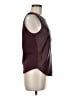 Unbranded 100% Polyurethane Burgundy Sleeveless Blouse Size M - photo 4