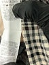 Primark Houndstooth Gray Black Casual Skirt Size 6 - photo 5