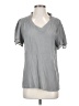 Fun2Fun Gray Short Sleeve Blouse Size S - photo 1