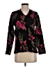Appleseeds Floral Black Pullover Sweater Size S - photo 1