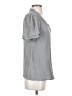 Fun2Fun Gray Short Sleeve Blouse Size S - photo 4