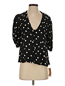 Reformation 3/4 Sleeve Blouse
