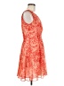 Cynthia Steffe 100% Polyester Paisley Orange Cocktail Dress Size 6 - photo 4