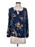 Old Navy 100% Viscose Blue 3/4 Sleeve Blouse Size S - photo 1