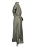 DKNY 100% Polyester Solid Green Casual Dress Size 12 - photo 4
