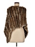 Morris Kaye & Sons 100% Rabbit Brown Tan Poncho One size - photo 1