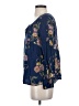 Old Navy 100% Viscose Blue 3/4 Sleeve Blouse Size S - photo 5