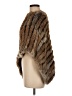 Morris Kaye & Sons 100% Rabbit Brown Tan Poncho One size - photo 5