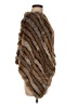 Morris Kaye & Sons 100% Rabbit Brown Tan Poncho One size - photo 4