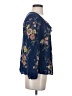 Old Navy 100% Viscose Blue 3/4 Sleeve Blouse Size S - photo 4