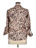 Unbranded Animal Print Pink 3/4 Sleeve Blouse Size XL - photo 2