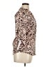 Unbranded Animal Print Pink 3/4 Sleeve Blouse Size XL - photo 4