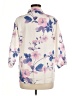 Unbranded Floral Ivory 3/4 Sleeve Blouse Size M - photo 2