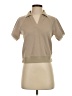 SPANX Tan Short Sleeve Blouse Size XS - photo 1