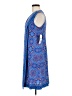 Sandra Darren Print Blue Casual Dress Size M - photo 5