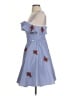 Guess 100% Polyester Hearts Blue Cocktail Dress Size XS - photo 5