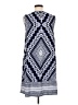 Apt. 9 Print Blue Casual Dress Size M - photo 2