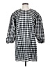 J.Crew Checkered-gingham Gray Casual Dress Size S - photo 1