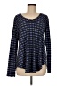 Just Perfect Collection Blue Long Sleeve Top Size M - photo 1