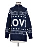 Aerie Hearts Blue Pullover Sweater Size S - photo 1