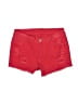 Shein Hearts Red Denim Shorts Size 12 - photo 1