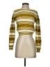 Cotton Emporium 100% Acrylic Stripes Yellow Pullover Sweater Size XS - photo 1