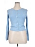 BCBGMAXAZRIA Blue Long Sleeve Top Size XL - photo 1