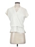 MM. LaFleur 100% Polyester Ivory Short Sleeve Blouse Size XS - photo 1