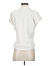 MM. LaFleur 100% Polyester Ivory Short Sleeve Blouse Size XS - photo 2