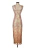 Saylor Metallic Gold Cocktail Dress Size S - photo 2