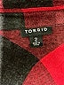 Torrid Plaid Red Long Sleeve Button-Down Shirt Size 2X Plus (2) - photo 7