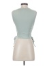 Shein Green Sleeveless Blouse Size 4 - photo 2