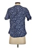 L.L.Bean Print Blue Short Sleeve Blouse Size XS - photo 2