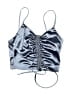 Popular 21 Silver Blue Sleeveless Top Size S - photo 1
