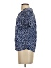 L.L.Bean Print Blue Short Sleeve Blouse Size XS - photo 5