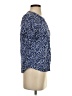 L.L.Bean Print Blue Short Sleeve Blouse Size XS - photo 4