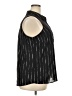 Apt. 9 100% Polyester Stripes Black Sleeveless Blouse Size XXL - photo 4
