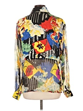 Jerri Sherman Long Sleeve Silk Top (view 2)