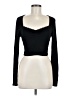 Shein Black Long Sleeve Top Size 8 - 10 - photo 1