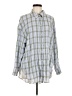 Primark Plaid Green Long Sleeve Blouse Size 8 - photo 1