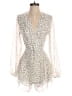 Fashion 100% Polyester Polka Dots Ivory Romper Size S - photo 1