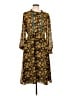 Hayden 100% Polyester Paisley Brown Casual Dress Size L - photo 1