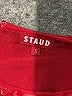 STAUD 100% Polyester Red Short Sleeve Top Size S - photo 7