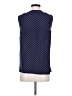 Madewell 100% Silk Blue Sleeveless Silk Top Size XS - photo 2