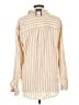 Universal Thread Stripes Ivory Long Sleeve Blouse Size L - photo 2