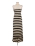 Weavers Stripes Tan Casual Dress Size M - photo 2